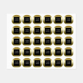  bedrijfs bedrijfs Logo Gold Labels (Vel)