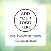 Bedrijfs Bedrijfs Professionele Logo Raamsticker (Vel 3)