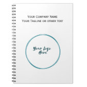 Bedrijfs BedrijfsBedrijf Logo Branded Notitieboek (Voorkant)