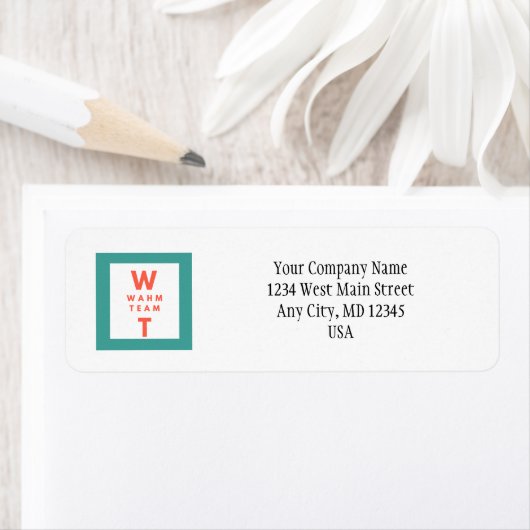 Bedrijfs BedrijfsProfessionele Logo Etiket (Insitu)