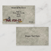 Bedrijfs Contracteurs-Handymanskaart Visitekaartje (Voorkant / Achterkant)