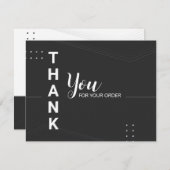 Bedrijfs Dank u Kaart (Voorkant / Achterkant)