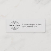 Bedrijfs de Logo van de Gebeurtenis van de Drink V Mini Visitekaartje (Voorkant)