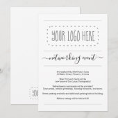 Bedrijfs de Uitnodiging van de Gebeurtenis van het (Voorkant / Achterkant)