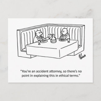 Bedrijfs Humor Briefkaart "Percentages"