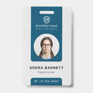 Bedrijfs ID Logo   Modern Aangepast Personeel Staf Badge