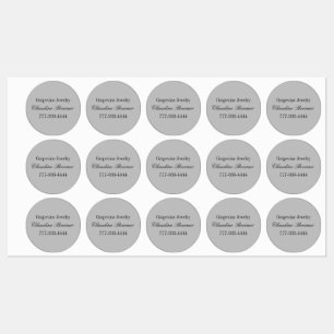 Bedrijfs Kunstenaar Ambachtsman Waterdichte Cirkel Labels