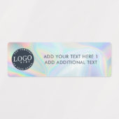 Bedrijfs Logo en de Tekst van de Douane Holografis Labels (Design 1)