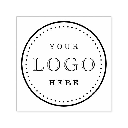 Bedrijfs Logo Professionele Aangepast Zelfinktende Stempel (Design)