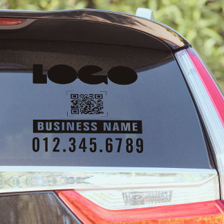 Bedrijfs Logo QR op de Bumper van het Venster van Sticker
