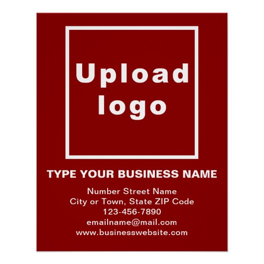 Bedrijfs merk Red Glossy Poster Perfect Poster (Voorkant)