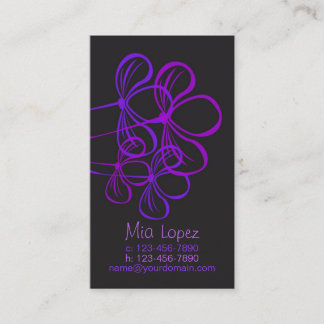 Bedrijfs- of mammikaart contactkaartje