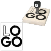 Bedrijfs Professionele Logo Rubberstempel (Gestempeld)
