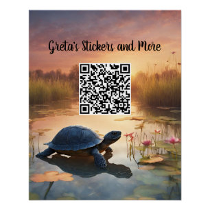 Bedrijfs QR-code Perfect Poster