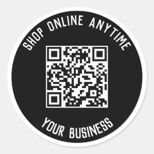 Bedrijfs QR de Stickers van de Code - schop overal