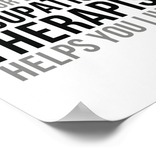 Bedrijfs Therapistische Citaten Poster (Hoek)