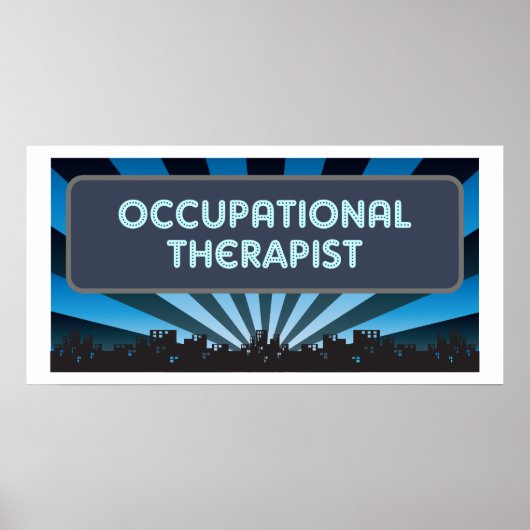 Bedrijfs Therapistische markttent Poster (Voorkant)