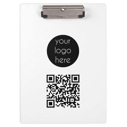 Bedrijfs van de Logo de Promotie QR Code Klembord (Voorkant)