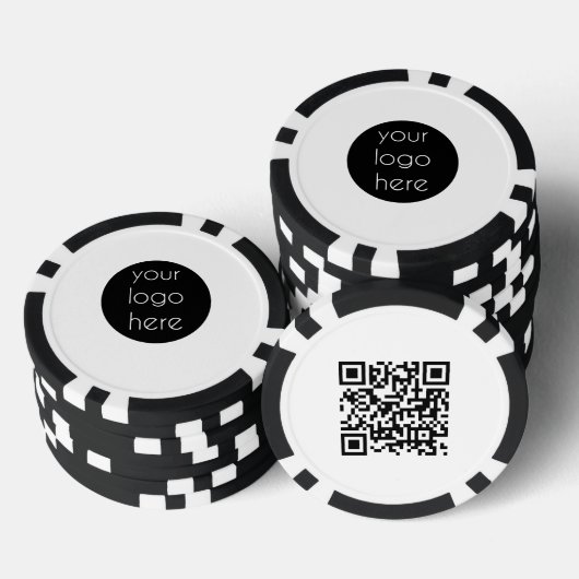 Bedrijfs van de Logo de Promotie QR Code Poker Chips (Opstapeling)