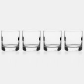 Bedrijfs van de Logo Promotietekst QR van de Code Whisky Glas (Rechts)