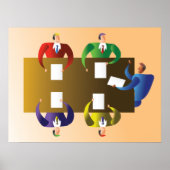 Bedrijfs Vergadering Poster (Voorkant)