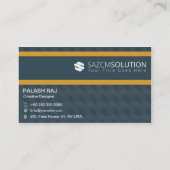 Bedrijfs Visitekaartje (Achterkant)