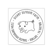Bedrijfsadres 3 van Varkens Rubberstempel (Afrduk)