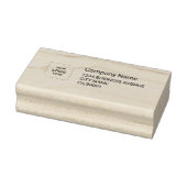 Bedrijfsadres | Logo Professional Corporate Rubberstempel (Stempel)