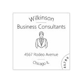 Bedrijfsadviseur Rubberstempel (Afrduk)