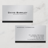 Bedrijfsadviseur - Visitekaartjes (Voorkant / Achterkant)