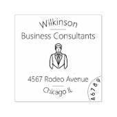 Bedrijfsadviseur Zelfinktende Stempel (Design)