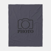 Bedrijfsbedrijf Creëer Uw eigen aangepaste Sjabloo Fleece Deken (Voorkant)