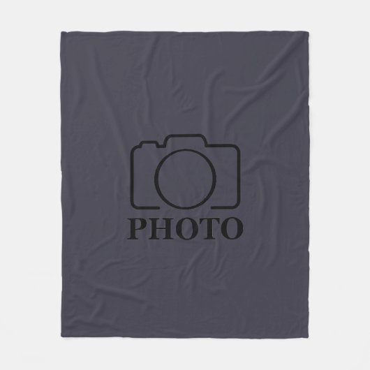 Bedrijfsbedrijf Creëer Uw eigen aangepaste Sjabloo Fleece Deken (Voorkant)