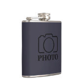 Bedrijfsbedrijf Creëer Uw eigen aangepaste Sjabloo Heupfles (Rechts)