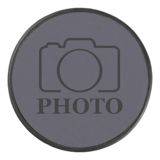 Bedrijfsbedrijf Creëer Uw eigen aangepaste Sjabloo Hockey Puck (Voorkant)