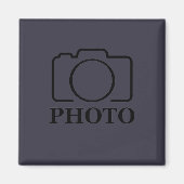 Bedrijfsbedrijf Creëer Uw eigen aangepaste Sjabloo Magneet (Voorkant)