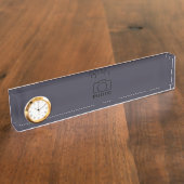 Bedrijfsbedrijf Creëer Uw eigen aangepaste Sjabloo Naambordje (Zijkant)