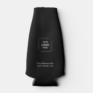 Bedrijfsbedrijf Minimalist Custom Black Business Flesjeskoeler