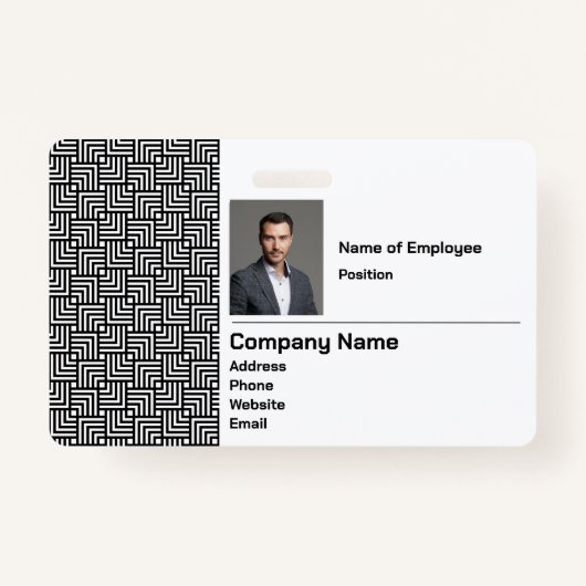 Bedrijfsbeveiligingsbadge Badge (Voorkant)