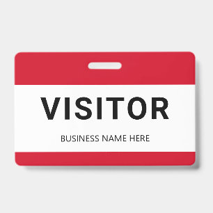 Bedrijfsbezoekersbadge ID-badge Badge