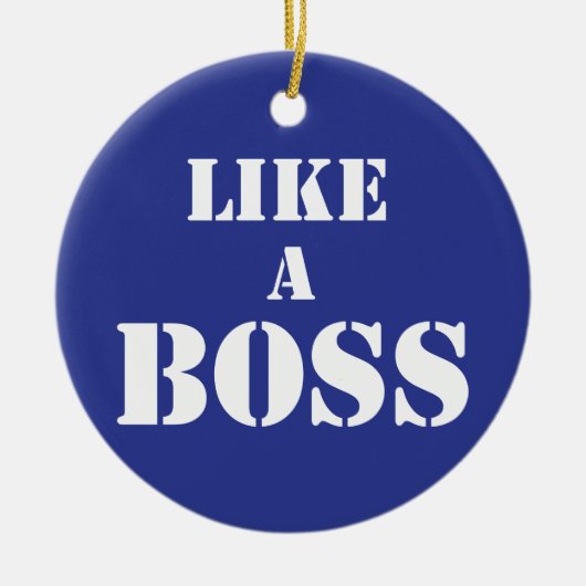 Bedrijfsbodes Keramisch Ornament (Voorkant)