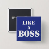 Bedrijfsbodes Vierkante Button 5,1 Cm (Voorkant /achterkant)