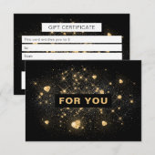 BEDRIJFSCERTIFICAAT cadeau voor u (Voorkant / Achterkant)