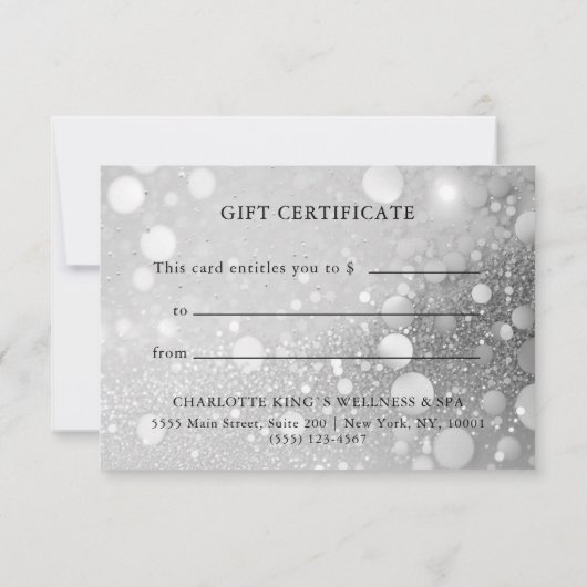 BEDRIJFSCERTIFICAAT | GLITTER (Achterkant)