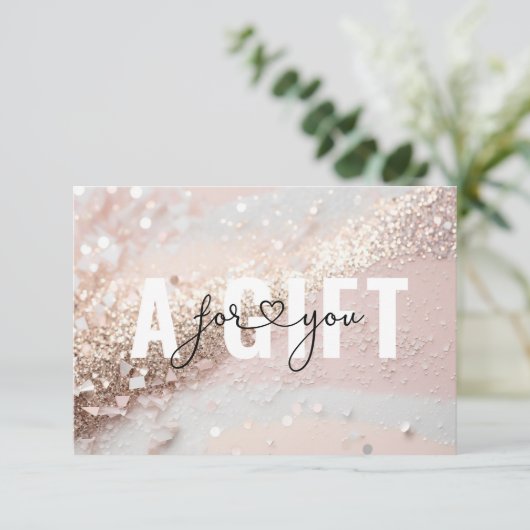 BEDRIJFSCERTIFICAAT | GLITTER (Staand voorkant)