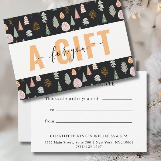 BEDRIJFSCERTIFICAAT | Kerstmis | Winterboom