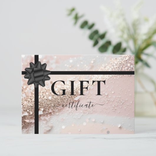 BEDRIJFSCERTIFICAAT | Lint | Glitter (Staand voorkant)