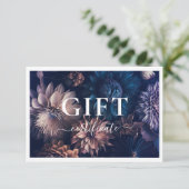 BEDRIJFSCERTIFICAAT | Modern | Floral | (Staand voorkant)