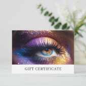 BEDRIJFSCERTIFICAAT | Modern | Foto Glitter (Staand voorkant)