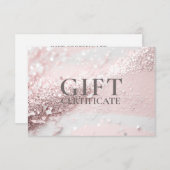 BEDRIJFSCERTIFICAAT | Modern | Glitter | (Voorkant / Achterkant)